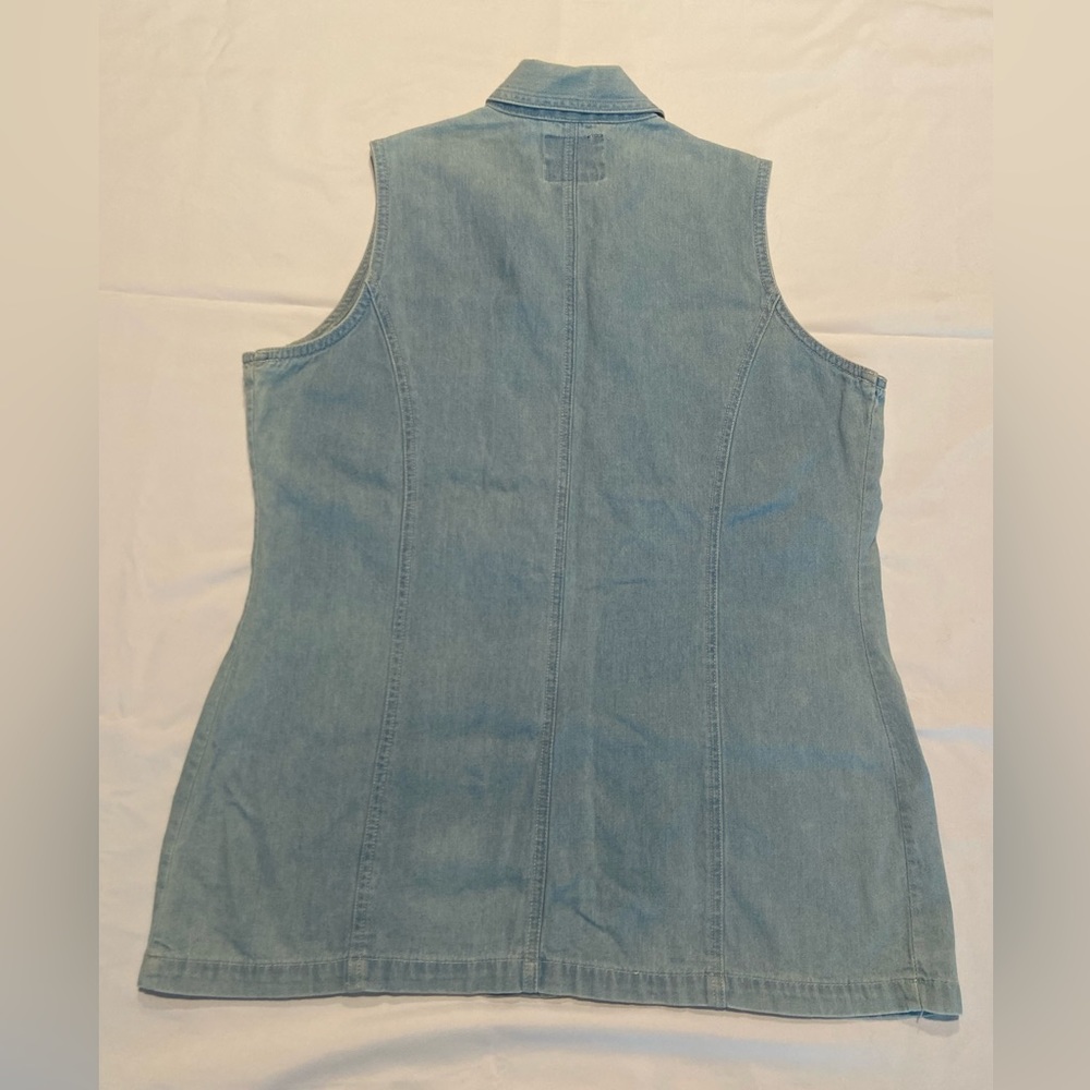 Light jean vest - Picture 2 of 5